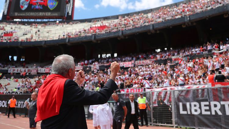 Abgesagt: Rodolfo D'Onofrio am Samstag im Stadion von River Plate.