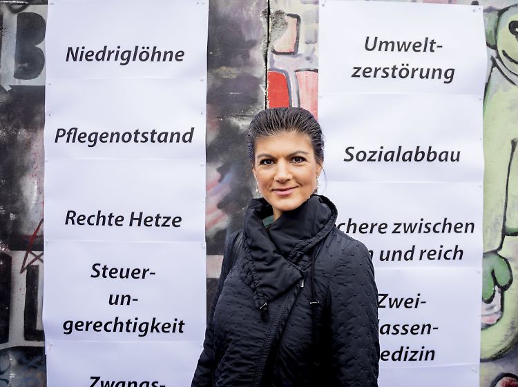 Sieht die "Gilet Jaunes"-Proteste von Gewalt unterlaufen: Linken-Fraktionsvorsitzende Sahra Wagenknecht.