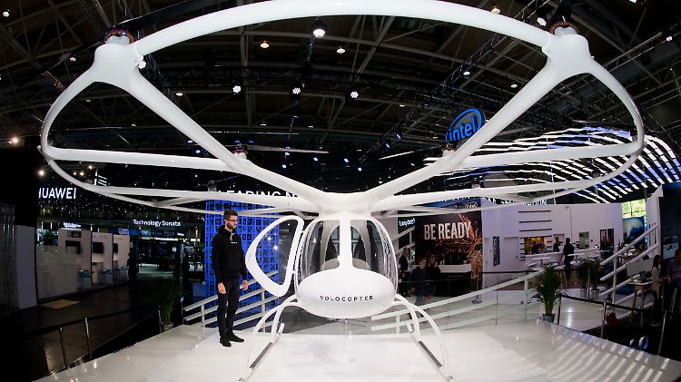 Mit oder ohne Pilot: Volocopter sollen künftig auch autonom in den Notarzteinsatz starten.