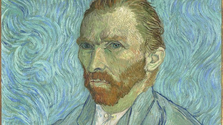 In Berliner Cafes würde dieser bärtige Herr gar nicht auffallen. Selbstporträt Vincent van Goghs. 