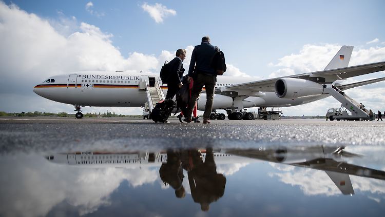 Vierstrahliger Langstreckenflieger: Kurzfristig war für die Reise nach Buenos Aires keine Ersatzmaschine aufzutreiben.