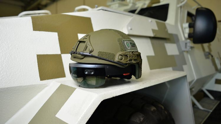 Die ukrainische Armee setzt die Hololens bereits in einem Panzer-System ein.