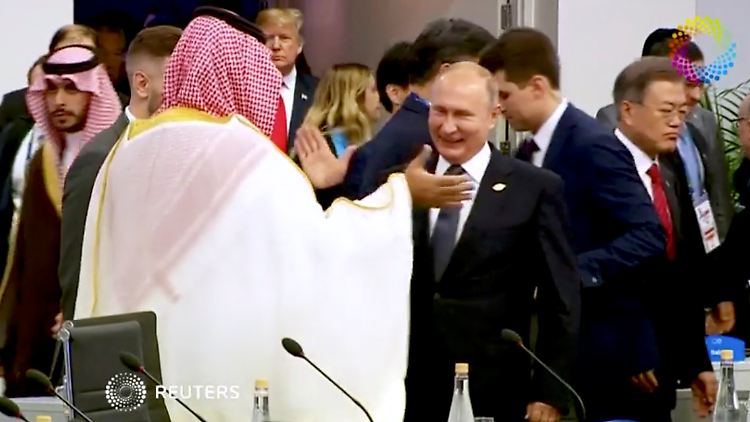 Von Unstimmigkeiten keine Spur: Mohammed bin Salman und Wladimir Putin scheinen sich gut zu verstehen.