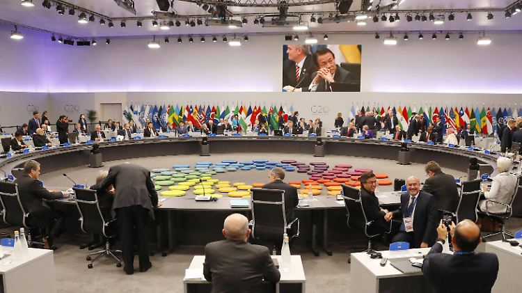 Die Abschlusserklärung der G20 beinhaltet zahlreiche Kompromisse - der Klimawandel wird nur in einer Randnotiz erwähnt.