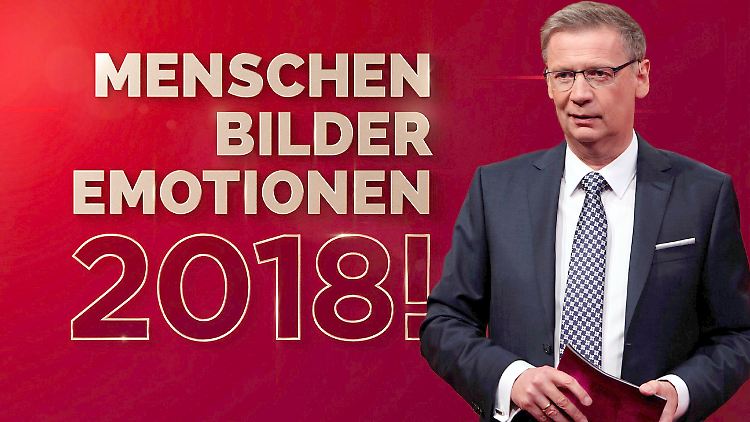 "2018! Menschen, Bilder, Emotionen"-Gastgeber Günther Jauch.