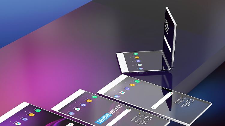 So stellt sich "Let's Go Digital" Sonys faltbares Smartphone vor.