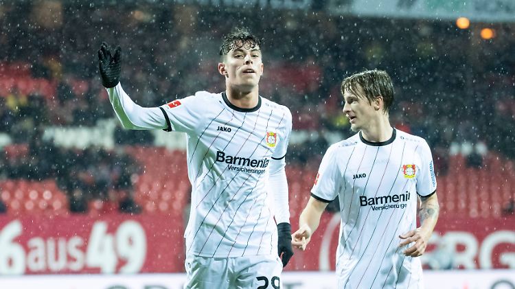Kai Havertz sorgte für den ersten Treffer des Spiels.