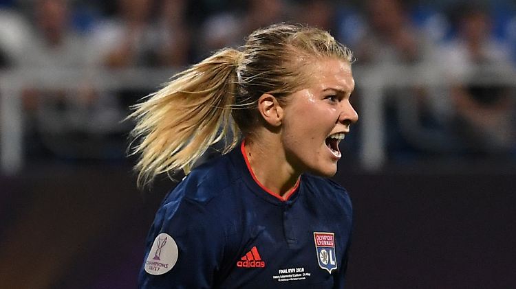 Ada Hegerberg in Aktion, aber nicht beim Twerken.