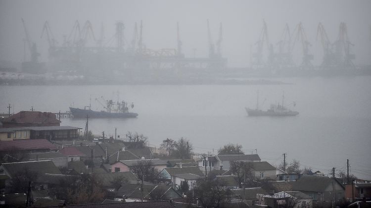 Der Hafen von Berdjansk soll laut der Ukraine wieder freigegeben sein.