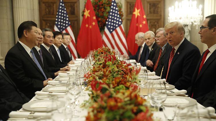 Xi Jinping (links) und Donald Trump (2.v.r.) kamen anlässlich des G20-Gipfels zusammen.