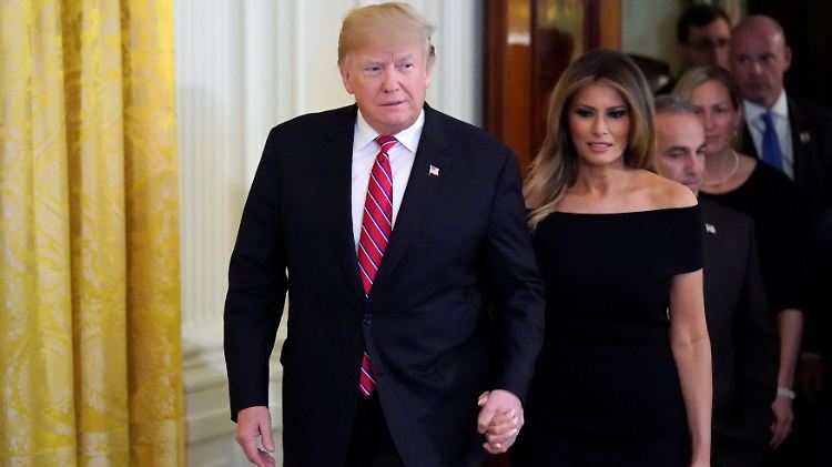 Donald Trump, hier mit First Lady Melania: Hat der US-Präsident persönlich von der Situation illegaler Einwanderer profitiert?