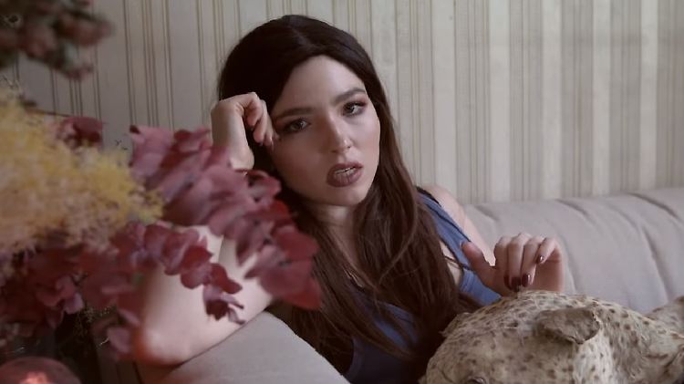 Screenshot aus dem Musikvideo von Hyäne Fischer.