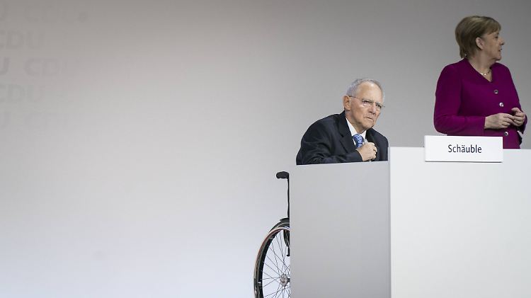 Wolfgang Schäuble ist einer der großen Verlierer dieses Parteitags. 