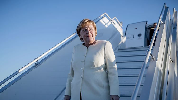 Am Montagmorgen will Merkel bei der UN-Migrationskonferenz sprechen.