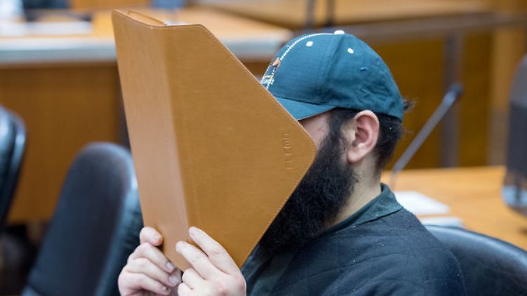 Halil D. im Jahr 2016 im Landgericht Frankfurt.