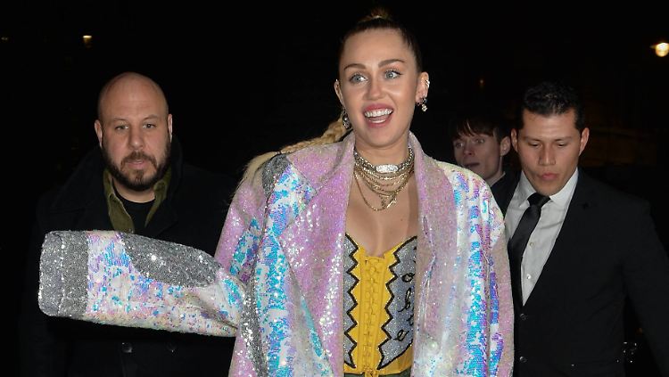Ganz brav wird sie wohl nie: Miley Cyrus.