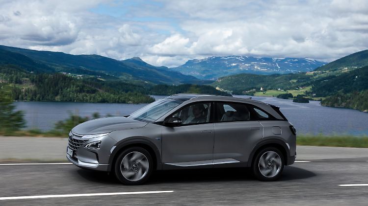 Der Hyundai Nexo ist das momentan einzige frei zu erwerbende Brennstoffzellenauto in Deutschland.