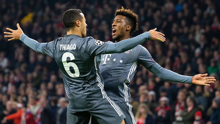 Comebacker Kingsley Coman traf zum wichtigen 3:2 für die Bayern.