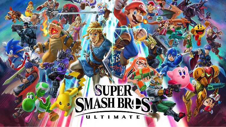74 Fighter aus und abseits des Nintendo-Universum dreschen in "Super Smash Bros. Ultimate" aufeinander ein.