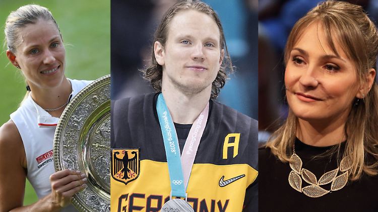 Ob Angelique Kerber, Christian Ehrhoff oder Kristina Vogel: Alle stehen für einen emotionalen Höhepunkt des Sportjahres.