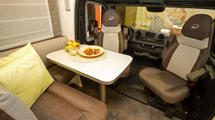 Die Raumaufteilung im Globeline T6613EB ist bekannt, aber der Fahrer bekommt mit dem Sprinter völlig neue Features.