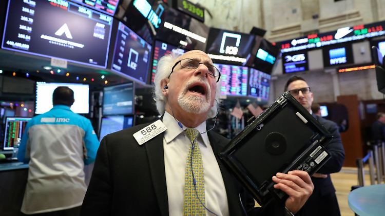 An der Wall Street ging es am Montag kräftig nach unten.