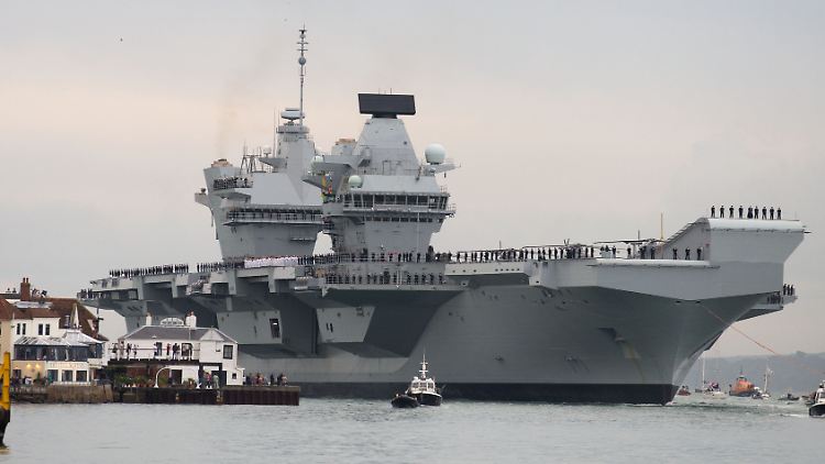 Die "HMS Queen Elizabeth" ist das größte und teuerste Schiff, das die traditionsreiche britische Marine je zur Verfügung hatte.