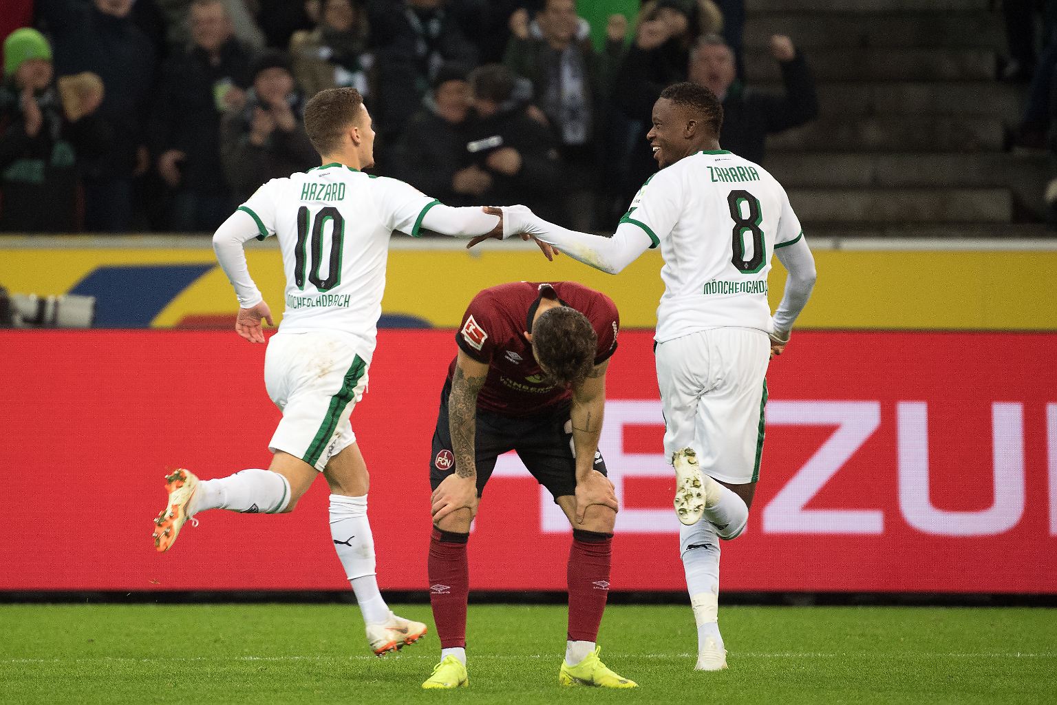 Borussia Mönchengladbach - 1. FC Nürnberg 2:0 (0:0)