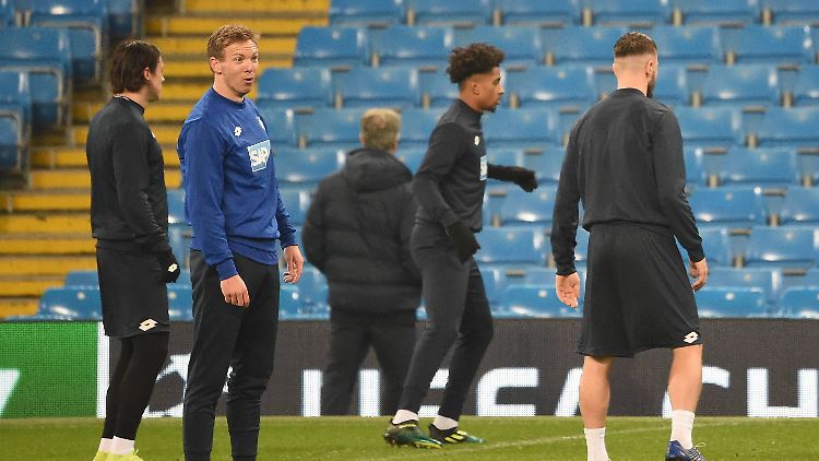 Julian Nagelsmann steht Trainings-Drohnen nicht grundsätzlich ablehnend gegenüber. Allerdings sollte es sich schon um Hoffenheimer Drohnen handeln.