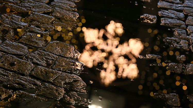 Weihnachten wird in diesem Jahr wohl vor allem eines: verregnet.