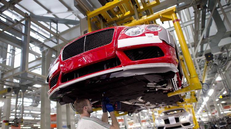 Bentley-Produktion im englischen Crewe.