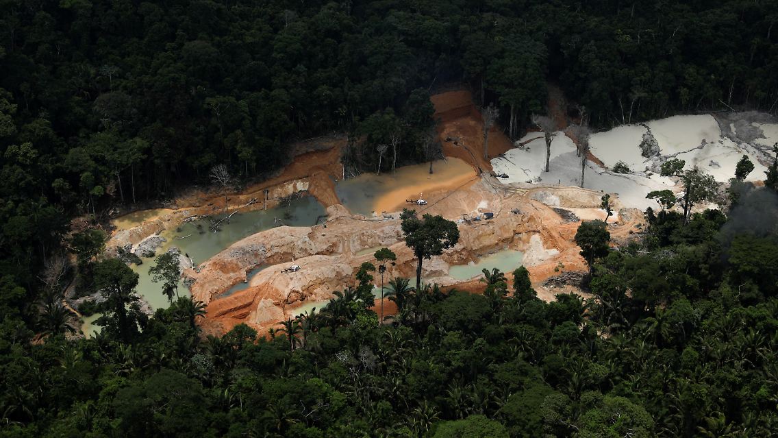 Die Mine in Novo Progreso, die sie gleich zerstören werden, ist der Umweltgruppe zufolge, die das Projekt leitet, in Brasilien nur eine von 453.