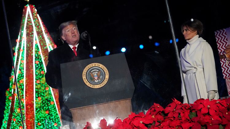 US-Präsident Donald Trump ist nicht gerade als Weihnachts-Liebhaber bekannt.