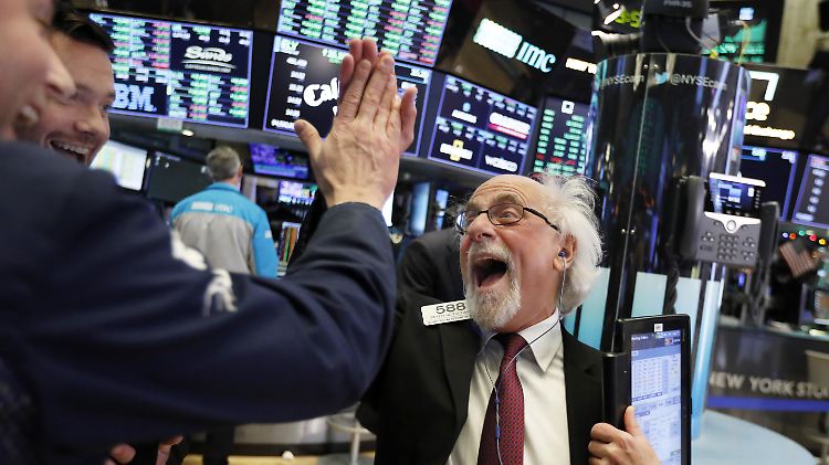 Am Abend herrschte an der Wall Street gute Stimmung.