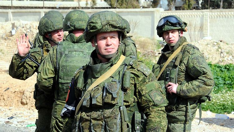 Russische Soldaten in Syrien (Archivbild).
