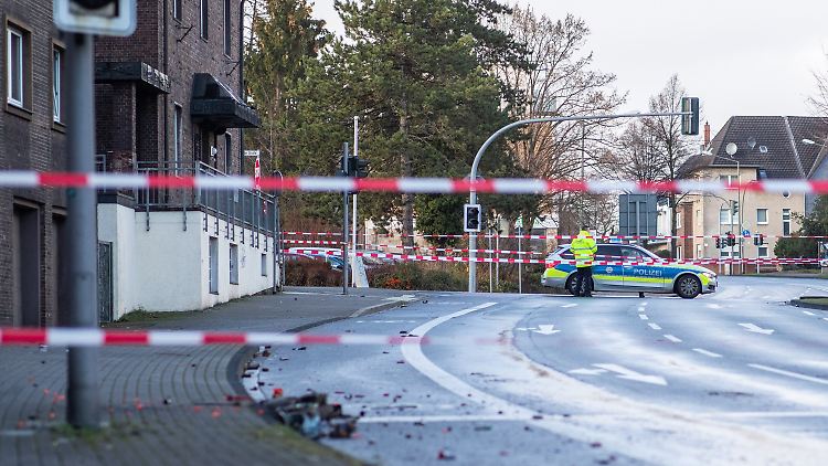 Ermittlungen am Tatort in Bottrop.