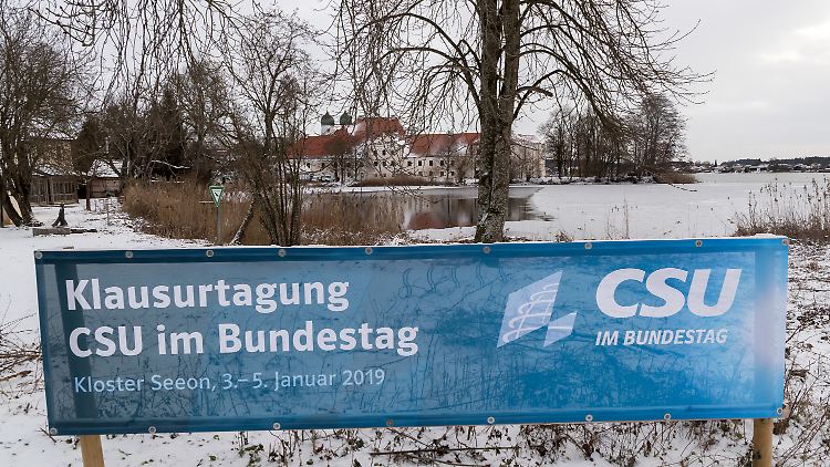 Die Klausur der CSU-Bundestagsabgeordneten findet zum dritten Mal im Kloster Seeon statt.