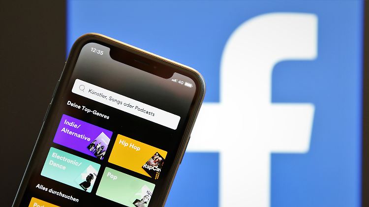 Auch Spotify teilt Nutzerdaten ungefragt mit Facebook.