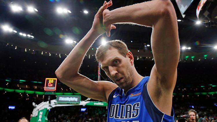 Applaus für Nowitzki, Applaus von Nowitzki: Das Spiel in Boston wird unvergessen bleiben.
