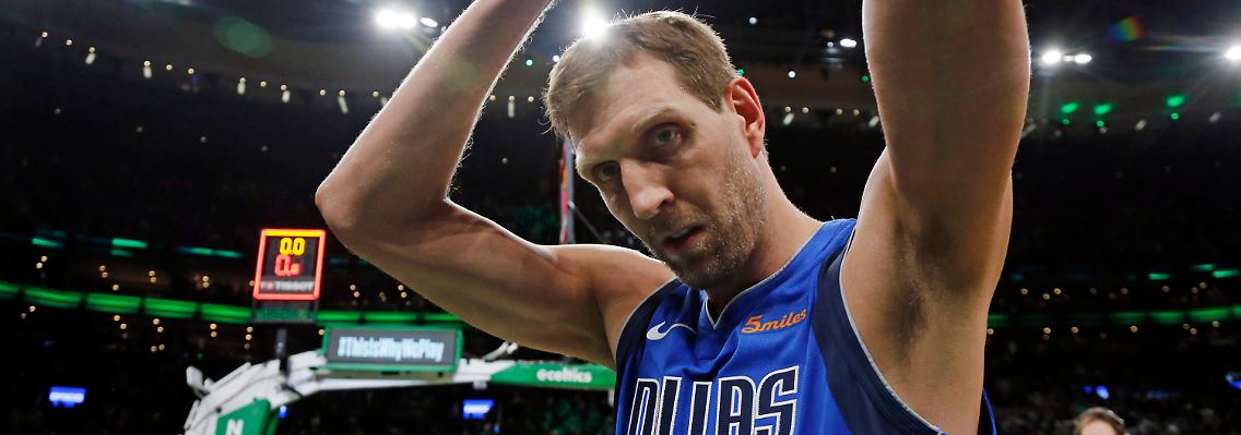 Applaus für Nowitzki, Applaus von Nowitzki: Das Spiel in Boston wird unvergessen bleiben.