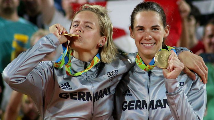Rio, 18. August 2016: Laura Ludwig, Kira Walkenhorst und zwei Goldmedaillen.