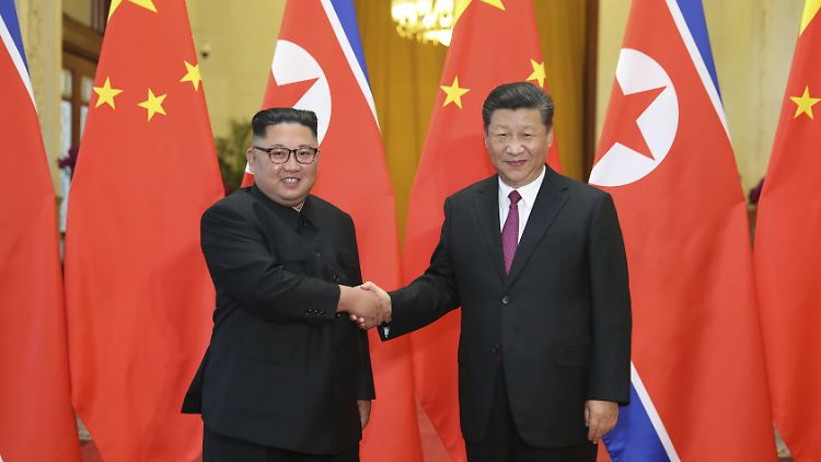 Kim und Xi trafen sich 2018 mehrere Male. China ist Nordkoreas engster Verbündeter.