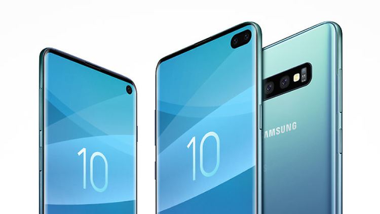 So stellt man sich bei PhoneArena die neuen Galaxy-S10-Modelle vor.