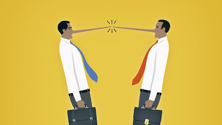 Die lange Nase ist, angelehnt an die Geschichte um Pinocchio, zum Symbol für die Lüge geworden.