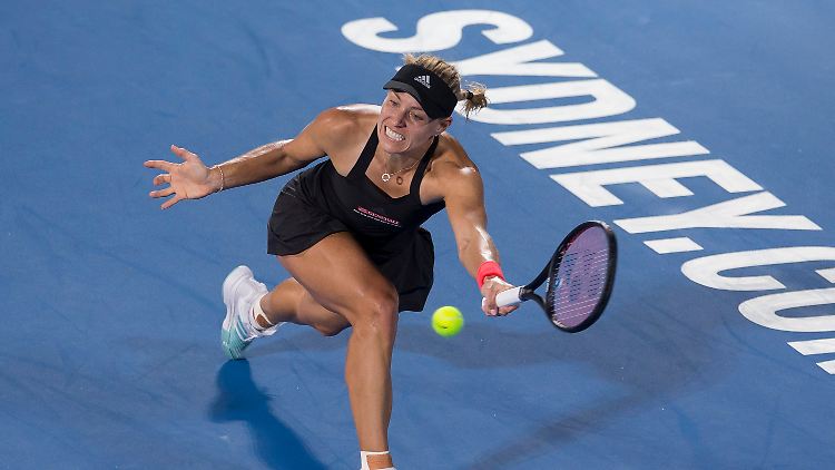 "Ich würde hier gerne meinen Titel verteidigen": Angelique Kerber in Sydney.