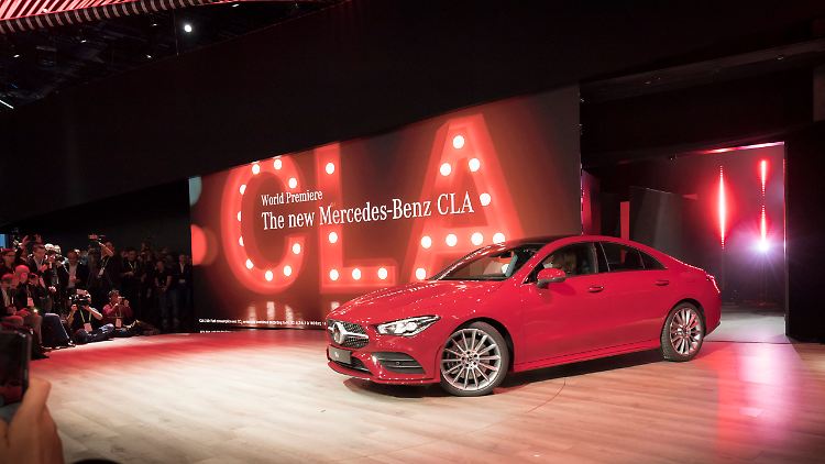 Auf der CES in Las Vegas feiert der neue Mercedes CLA seine Weltpremiere.