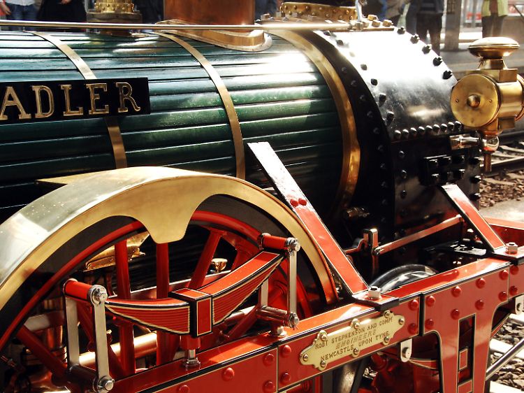 Lokomotiven-Legende: Der "Adler" dampfte vor 175 Jahren zum ersten Mal von Nürnberg nach Fürth.