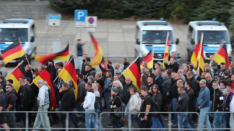 "Pro Chemnitz" marschierte mehrfach durch die sächsische Metropole.