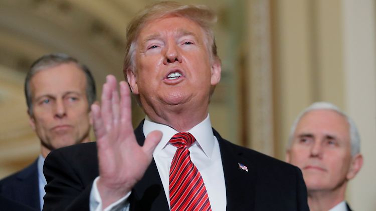 Trump ist sich der Rückendeckung durch seine Republikaner sicher.