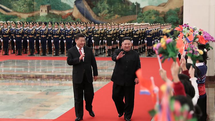 Bei den Gesprächen zwischen Xi und Kim geht es auch um den Nordkorea-Konflikt.